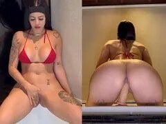 딜도에서 펑크를 추는 타이나라 도미시아노 나체 댄스